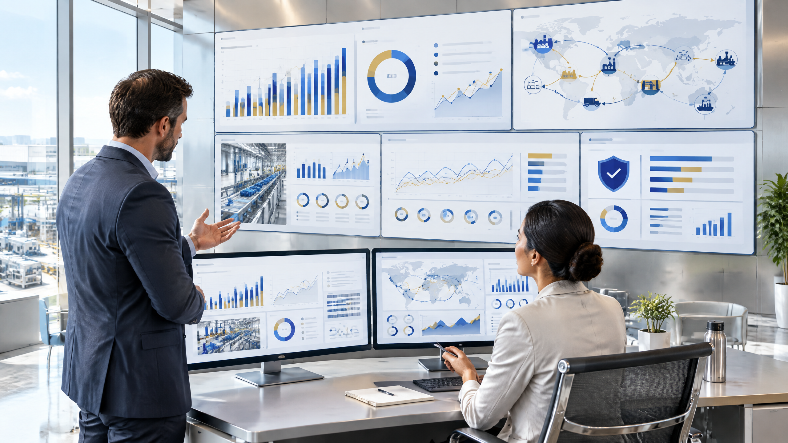 Operational and compliance analytics dashboards